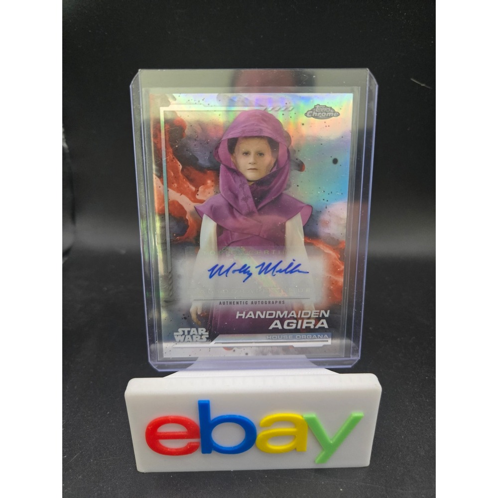 Topps Chrome Star Wars Molly Miller Handmaiden Agira Auto AU-MM House Organa